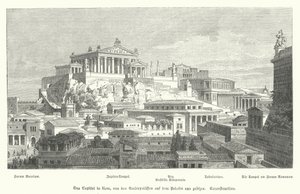 Capitoline Hill, ancient Rome (engraving) 作者 德国学校