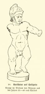 卡里古拉漫画（石版画） 作者 德国学校