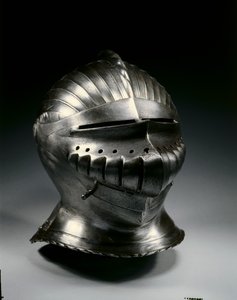 马克西米利风格的密闭头盔，约1510-30年 作者 德国学校