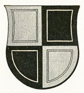 Zollern（Hechingen）的徽章，c.1898 作者 德国学校