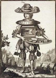Pastry Cook，pub的服装。作者：Gerard Valck（16512-1726）c.1690 作者 德国学校