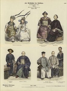 1880年东印度群岛华人服饰 作者 德国学校