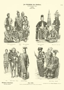 印度尼西亚服饰，1880年 作者 德国学校
