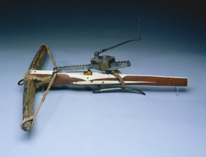 ，约1460-70年（木材，骨头，角，铁，钢和羊皮纸） 作者 德国学校
