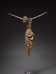 钉在十字架上的基督，c.1340-50 作者 德国学校