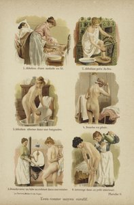 水的治疗用途（彩色石版画） 作者 德国学校