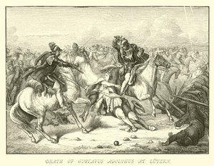 在卢岑的Gustavus Adolphus死亡 作者 德国学校