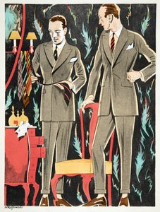 Der Arbiter，Fasskessel & Muntmann的服装，来自Styl，出版于1922年（宝色印刷）。 作者 德国学校