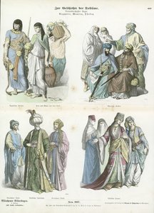埃及，摩尔人和土耳其服饰 作者 德国学校