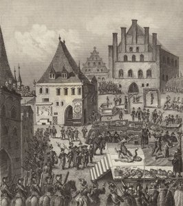 Execution of Czech Protestant rebel leaders in Prague 作者 德国学校