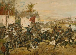 1870年11月30日，弗兰克 - 普鲁士战争的第一场Villiers-Champigny战役