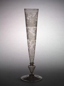 1600年代早期长笛玻璃（玻璃） 作者 德国学校