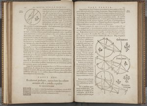 第130-131页，"Astronomia nova Aitiologetos"，约翰内斯-开普勒（雕刻）。 作者 德国学校