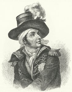 弗朗索瓦·德·夏雷特 (Francois de Charette)，法国保皇党士兵和政治家，是反对法国大革命政权的旺代起义领导人之一（版画） 作者 德国学校