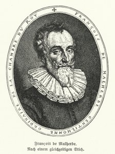 Francois de Malherbe，法国诗人和翻译家（石膏）。 作者 德国学校