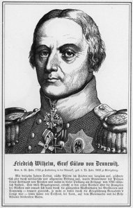 Friedrich Wilhelm, Count Bulow von Dennewik (雕刻) 作者 德国学校