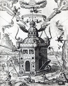 通过提阿Schweighardt，1618名人堂大学博爱的卷首 作者 德国学校