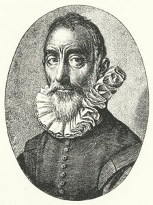 意大利诗人Gabriello Chiabrera（雕刻）。 作者 德国学校