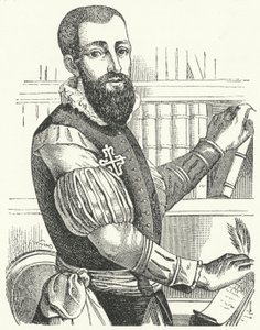 Garcilaso de la Vega，西班牙诗人和士兵（雕刻）。 作者 德国学校