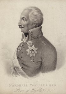 Gebhard von Blucher，普鲁士元帅（版画） 作者 德国学校