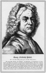 Georg Friedrich Handel (engraving) 作者 德国学校