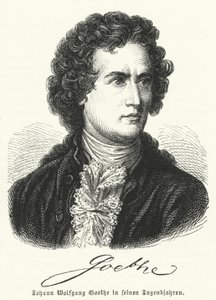 德国作家约翰·沃尔夫冈·歌德（1749-1832）年轻时 作者 德国学校