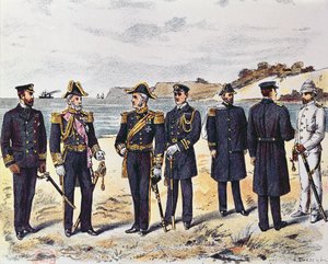 德国海军制服，19世纪末 作者 德国学校