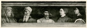 Giotto di Bondone (1267 - 1337), Paolo Uccello (1397 - 1475), Donatello (1386 - 1466), Antonio Manetti (1402 - 1460), Filippo di der Brunellesco (1377 - 1466) 作者 德国学校