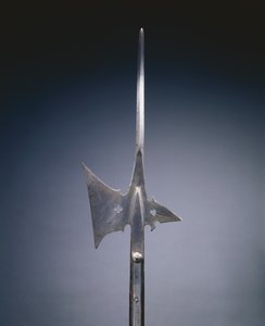 Halberd，约1520年（钢铁和木材） 作者 德国学校