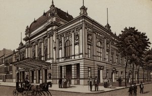 汉堡：Deutsches Schauspielhaus，德国剧院（石版画） 作者 德国学校