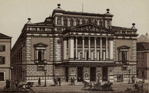 汉堡：城市剧院，剧院（石版画） 作者 德国学校