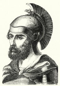 Hamilcar Barca，迦太基将军和汉尼拔的父亲（雕刻） 作者 德国学校