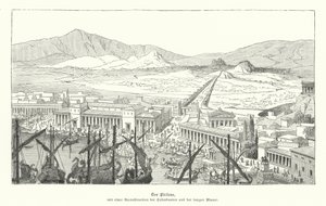 Harbour of Piraeus, Ancient Greece (engraving) 作者 德国学校