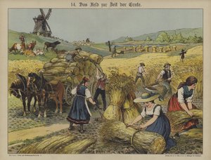 Harvest (colour litho) 作者 德国学校