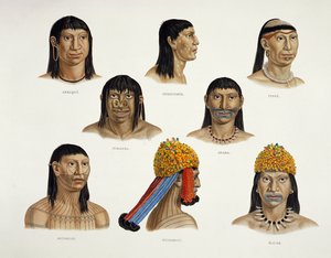 来自巴西旅游的南美印第安人团长（详见92095） 作者 德国学校