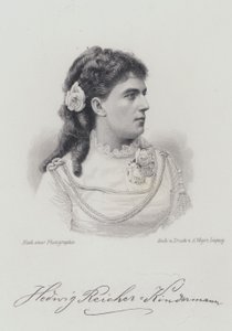Hedwig Reicher-Kindermann，德国歌剧歌手（版画） 作者 德国学校