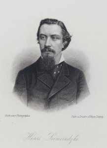 Henryk Siemiradzki，波兰艺术家（雕刻）。 作者 德国学校