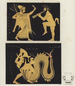 赫拉克勒斯和Achelous 作者 德国学校