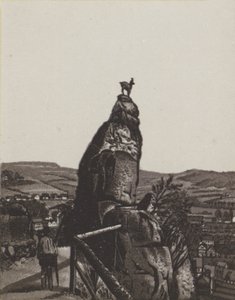 Hirschensprung (litho) 作者 德国学校