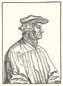 Huldrych Zwingli，瑞士新教改革者（雕刻） 作者 德国学校