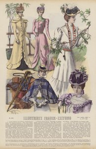 Illustrirte Frauen-Zeitung 插图（彩色石版画） 作者 德国学校