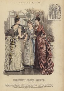 Illustrirte Frauen-Zeitung 插图（彩色石版画） 作者 德国学校