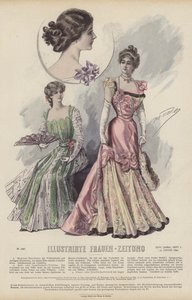 Illustrirte Frauen-Zeitung 插图（彩色石版画） 作者 德国学校