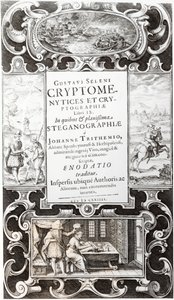 来自Gustavus Selenus（Augustus，Duke of Brunswick）的Cryptomenysis和密码学第9册的插图，1624年 作者 德国学校