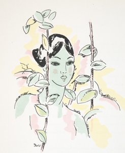 插图选自《Styl》，1922 年出版（pochoir 印刷品） 作者 德国学校