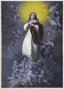 Immaculee Conception，约1900年（雕刻）。 作者 德国学校