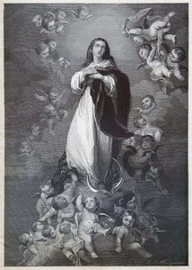 Immaculee Conception，约1900年（雕刻）。 作者 德国学校