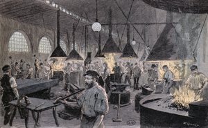 帝国码头在基尔，德国，c.1900 作者 德国学校