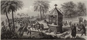 Indian procession (engraving) 作者 德国学校