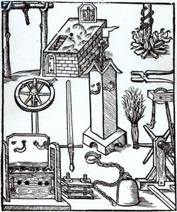 执行，惩罚和酷刑文书，来自Bamberger Halsgericht的插图，1507 作者 德国学校